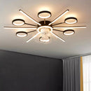 GobekUsa Kids Bedroom LED Ceiling Fan with Bladeless Design and Remote Control