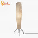 GobekUsa Akari Noguchi Floor Lamp LED E27 Rice Paper Standing Art Decor Living Room