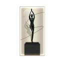 Abstract Figure Luminous Canvas Painting Wall Lamps by GobekUsa