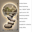 GobekUsa Crystal Ceramic LED Wall Lamp for Modern Wall Decor in Living Room Bedroom Office
