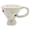 GobekUsa Gemstone Setting Ceramic Breakfast Mug with Handle