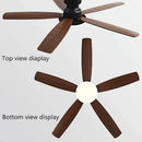 GobekUsa 72" Low Floor Fan Light Chandelier 2023 Living Room Ceiling Fan Strong Winds