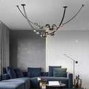 GobekUsa Leather Pendant Lights for Home Decor Chandelier Lighting Fixture
