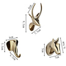 GobekUsa Brass Robe Hooks Towel Holder Wall Mount Coat Hat Bag Hanger