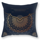 GobekUsa Black Gold Mandala Luxury Printed Pillowcase §