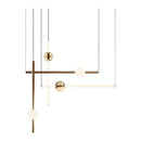 GobekUsa Glass Pendant Lights: Modern Long Hanging Lamps for Kitchen, Dining Room, and Shop