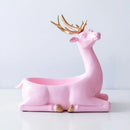 GobekUsa Elegant Resin Deer Key Storage & Home Decoration Ornaments