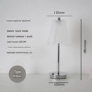 GobekUsa Diamond Touch Desk Lamp, Modern Metal, Bedside Atmosphere, Creative & Romantic