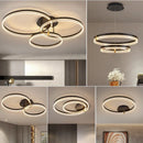 GobekUsa Acrylic Circle Chandelier Pendant Lights - Modern Indoor Lighting Decor for Living Room