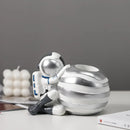 GobekUsa Astronaut Resin Figurines: Modern Space Ornaments for Home Decor and Gift