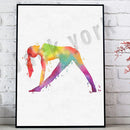 GobekUsa Dance King Yoga Print Women Dance Asana Pose Zen Pilates Art Deco Gift