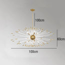 GobekUsa Crystal Dandelion LED Chandelier for Luxury Indoor Decor