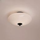 GobekUsa Bauhaus Cream White Glass Ceiling Lamp LED Light