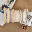 GobekUsa Lace Tassel Cushion Tufted Sofa Pillowcase for Office Chair Pad