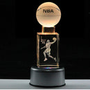GobekUsa Crystal Lights Basketball Table Lamp for Bed Room Decor