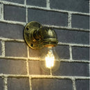 GobekUsa Industrial Iron Pipe Wall Sconce for Bedroom, Bar, Cafe, Restaurant, Aisle, and TV Background
