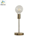 GobekUsa Golden Modern LED Bedside Lamp for College Dorm Study Desk