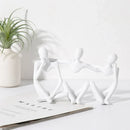 Abstract Friendship Figurine by GobekUsa - Resin Best Friend Statue for Home Decor