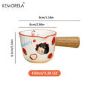 GobekUsa Italian Ceramic Measuring Cups - Set of 3 | Espresso Extraction, Milk Cup with Scale