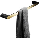 GobekUsa Gold & Black Bathroom Set - Shelf, Towel Rack, Holder, Brush Holder & More