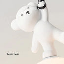 GobekUsa Bear Nursery Room Resin Pendant Lamp for Kids Bedroom