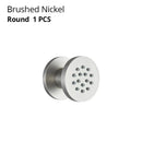 GobekUsa Brass Body Round Shower SPA Jets for Luxurious Bathroom Massage Experience