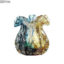 GobekUsa Bubble Glass Vase: Hydroponics Table Decor, Flower Arrangement, Aesthetic Room Accent