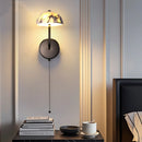 GobekUsa Carbon Steel LED Wall Lamp Reading Bedside Cafe Luxury Stone Nordic Modern Mirror Light