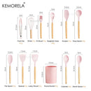 GobekUsa 13-Piece Silicone Kitchen Utensils Set with Storage Box | Heat-Resistant Cooking Tools and Baking Accessories