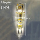 GobekUsa Crystal Wall Lamp: Elegant Lighting Fixtures for Luxe Living Spaces