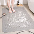 GobekUsa Large Non-Toxic Non-Slip Bath Mat with Suction Cups for Safety and Comfort