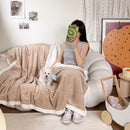 GobekUsa Lamb Wool Multi-Purpose Blanket: Soft & Warm Sofa Cover, Office Quilt