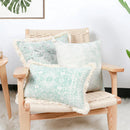 GobekUsa Cotton Crochet Tassel Cushion Cover for Sofa Lumbar Backrest Home Decor