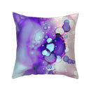 GobekUsa Blue Purple Polyester Pillow Case Throw Pillow Cover for Home Office Bedroom Sofa