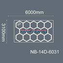 GobekUsa 6500K LED Hexagrid System for Workshop, Gym, Studio - 2 Year Warranty