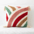 GobekUsa Boho Geometric Tufted Cushion Cover Cotton Canvas Pillow Covers