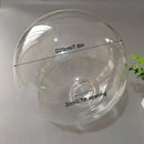 GobekUsa Clear Glass Pendant Lamp Shade with 2.2cm Thread for Chandeliers & Hanging Lights