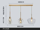 GobekUsa Glass Chandelier: Amber Pendant Lights for Dining, Living Room, Bedroom, Hotel, Cafe