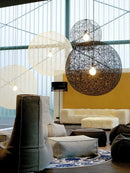 GobekUsa Hemp Rattan Sphere Pendant Lights for Home Decor & Lighting