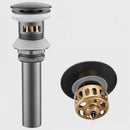 GobekUsa Brushed Gold Pop-up Drain Assembly Kit for Bathroom Sink Vessel Vanity
