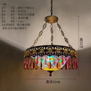 GobekUsa Bohemian Exotic Stained Glass Pendant Lights for Home Decor and Hospitality