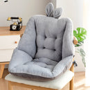 GobekUsa Cartoon Velvet Chair Cushion with Back Support
