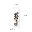 GobekUsa Acrylic Ball Vase Stack Home Decoration Golden Arch Flower Accessory