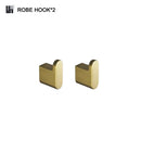 GobekUsa Gold Bathroom Accessories Set: Towel Bar Rail, Toilet Paper Holder, Towel Rack, Hook