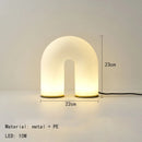 GobekUsa LED U-shaped Acrylic Pendant Lights in Gold Metal for Parlor, Dining Room, Kitchen