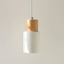 Minimalist Nordic Wood and Metal Single Pendant Light