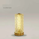GobekUsa Crystal Table Lamp: Modern Luxury Dimmable LED Desk Light for Living Room & Study