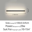 GobekUsa Acrylic LED Wall Lamps with Hooks for Bedroom Shelves & Background Wall Decor