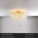 GobekUsa Gold Glass LED Crystal Chandeliers for Luxe Dining Room Decor