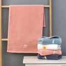 GobekUsa Kids Weather Embroidery Cotton Terry Towel - High Quality Turban for Face and Hair